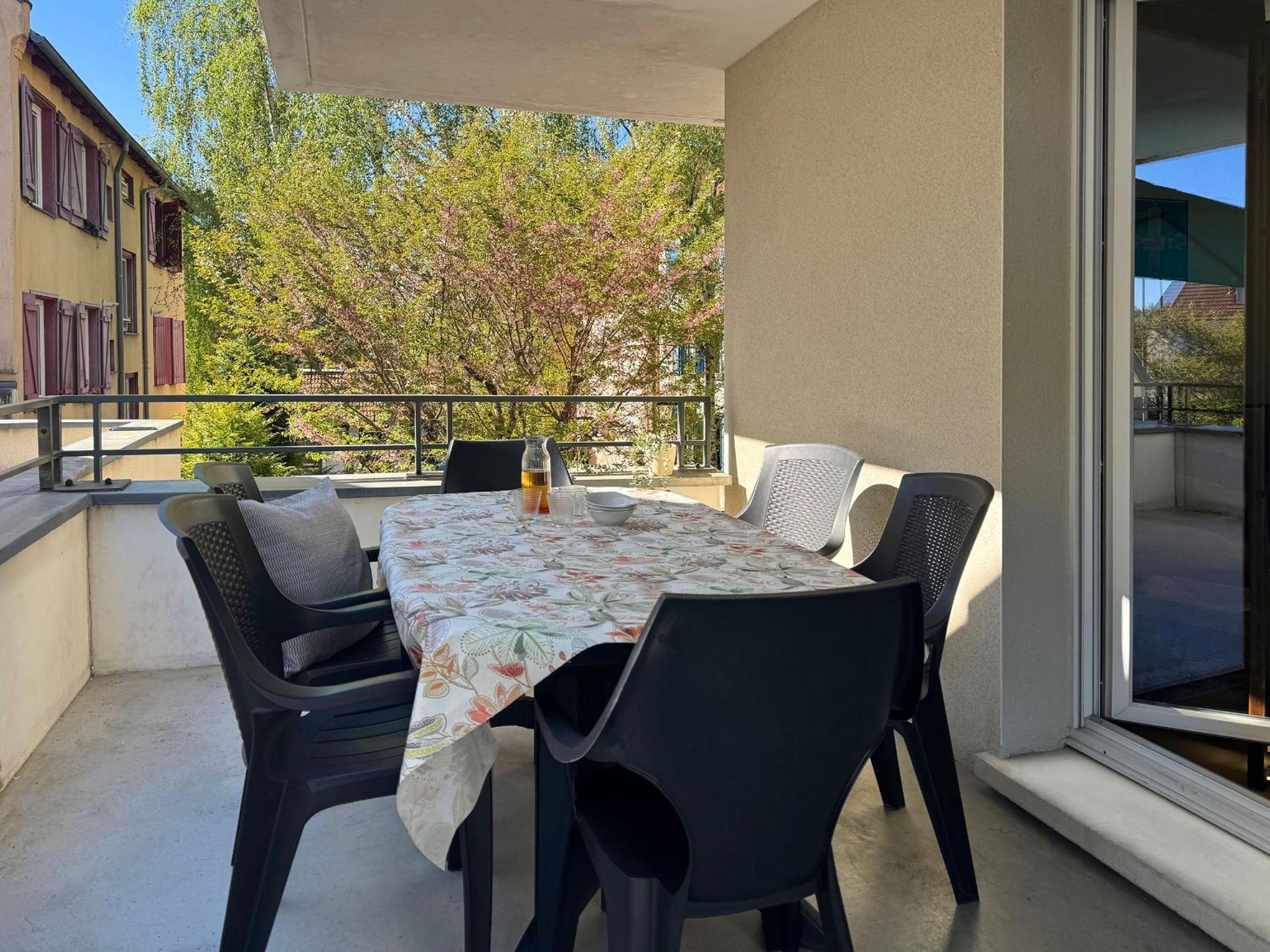 Joli 3P Avec Terrasse Et Garage Proche Centre Apartman Strasbourg Kültér fotó